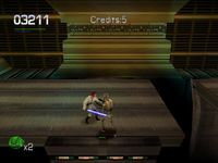 une photo d'Ã©cran de Star Wars Episode 1 - Jedi Power Battles sur Sony Playstation